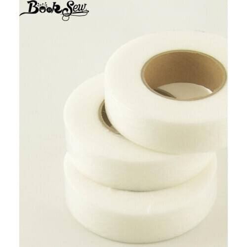 Booksew Double Faced Adhesive White Tape For Fabric 210yards Cotton Synthetic Battings DIY Patchwork Sewing Craft Supplies 3CM