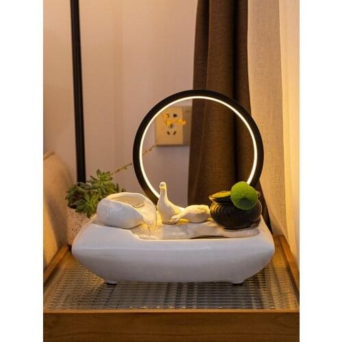 Chinese style generative Running water creative home decoration accessories small The water landscape Ceramic decoration