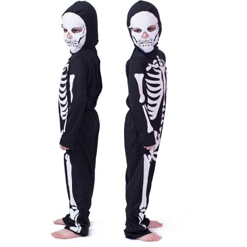 Halloween Costume for Kids Cosplay Costume Skeleton Ghost Jumpsuit Costume Girl Halloween Costume Ladies Party Costume 2021
