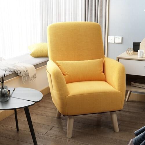 Louis FashionLazy Sofa Balcony Armchair Bedroom Single Small Sofa Breast Feeding Chair Childrens Chair Washable Leisure Chair