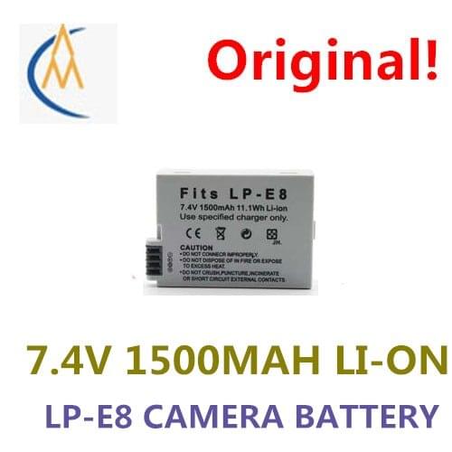 Large capacity LP - E8 Canon 550 d, 600 d, 650 d, 700 d digital camera lithium-ion batteries and durable