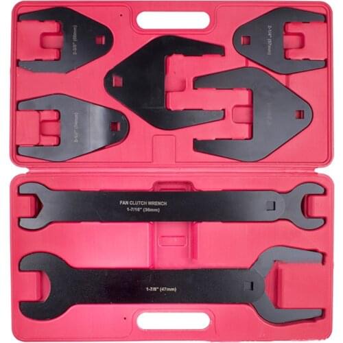 Three-hole Fan Clutch Water Pump Service Clutch Holder Wrench Tool Set For B-M-W La-nd Ro-ver