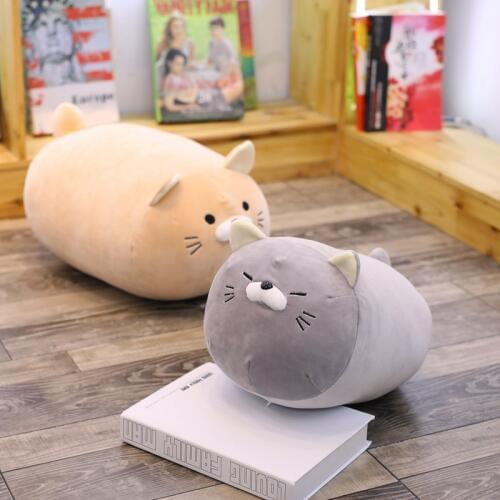 Soft Animal Cartoon Pillow Cushion Cute Fat Cat Plush Toy Stuffed Lovely kids Birthyday Gift