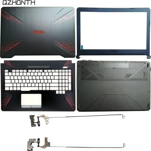 New For Asus TUF Gaming FX504 FX504G FX80 FX80G LCD Back Cover & Front Bezel & Palmrest & Bottom Case & Hinges