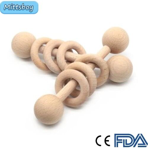 Montessori Educational Wooden toy 3D Music Wooden Rattles Sensory Inertial car trolley Training Early Intellectual Learning Toys