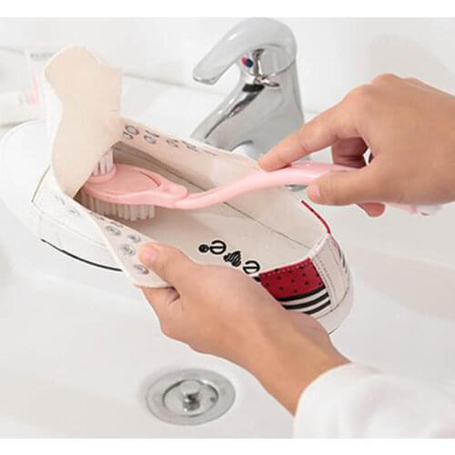 Double Head Shoes Brush Boot Cleaner Sneaker Leather Tennis Kit Multifunction Household Cleaning Laundry Portable Washing Tools