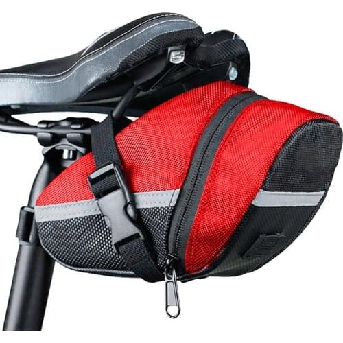 2020 NEW Bicycle Saddle Bag with Water Bottle Pocket Waterproof Bike Rear Bag Bike Accessories Cycling Rear Seat Tail Bag