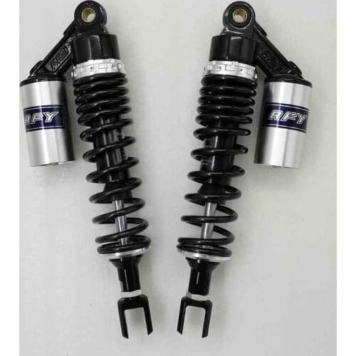 Universal 330mm Motorcycle Air Shock Absorber for honda CB750K GL1000 GSX1100 yamaha suzuki silver & Black