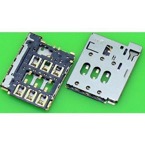 ChengHaoRan 1 Piece New sim card reader for HTC 816 D816W D816D cell phone card socket tray slot replacement.KA-137