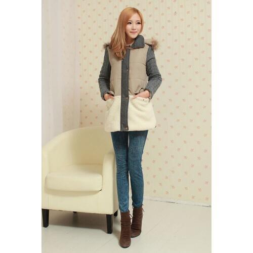 2018 Zipper Slim Cotton Liner Full Zippers Special Offer And Winter New Long Clothes Cotton Loose Coat Woman Korean Tide