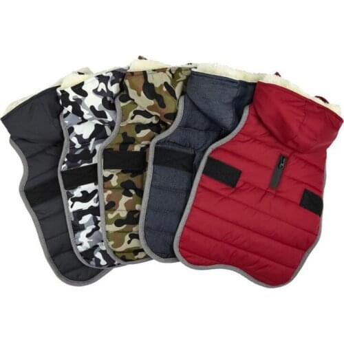 Winter Warm Dog Clothes Pet Dog Coat Padded Jacket For Chihuahua Ropa Para Perros Pet Puppy Dog Hoodies Apparel Pet Clothing