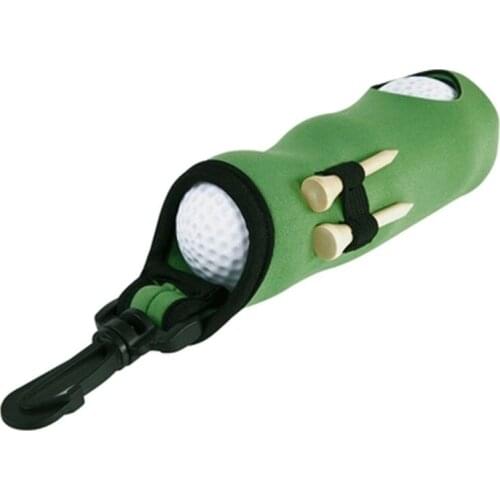 1pcs Small Golf Ball Holder Pouch Bag With Tee Clip Utility Pouch Mini Golf Ball Bag Golf Accessories