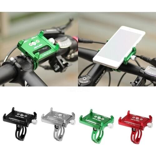 100Pcs/Lot Car Motorcycle Metal Anti Slide Bike Bicycle Holder Handle Phone Mount Handlebar Extender Holder For Phone GPS Etc