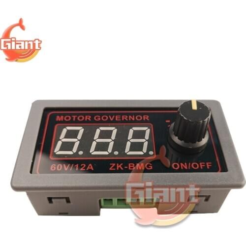 500W DC9-60V 12A Digital Display PWM DC Motor Adjustable Speed Controller 12V 24V 36V Governor Voltage Regulator