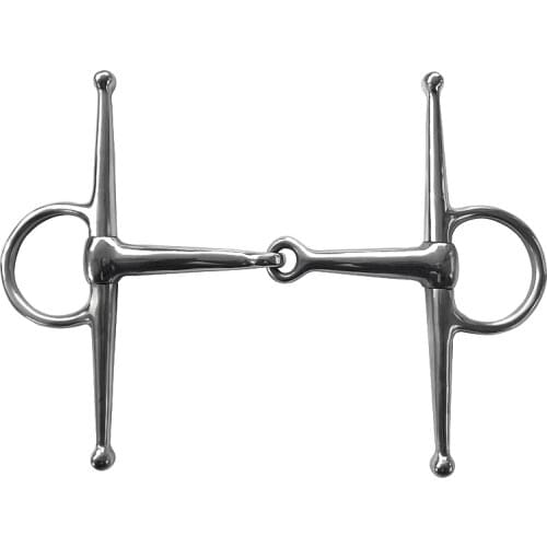 Free shipping stainless steel full cheek bit,mouth size 127MM.(SBT0601)