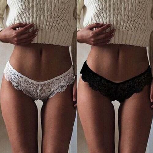 Seamless Underwear Womens Low Rise Panties Ladies Briefs Thong Female G String Sexy Lingerie Lace Underwear Intimates