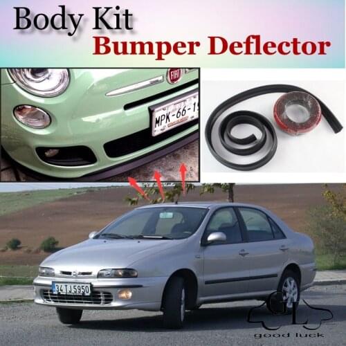 Bumper Lip Deflector Lips For Fiat Marea / Marengo Front Spoiler Skirt For TopGear Fans Car Tuning / Body Kit / Strip