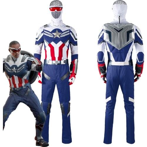 The Falcon and the Winter Soldier-The Falcon Cosplay Costume Outfits Halloween Carnival Suit