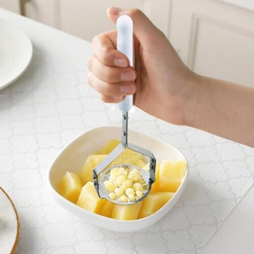 Creative Egg Masher Vegetable Fruit Crusher Tools Stainless Steel Vegetable Tools Press Crusher cocina accesorio Home Dining Hot