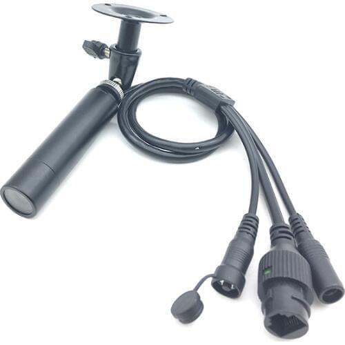 GENIUSPY P2P Onvif HD Mini Cylindrical Type 1920*1080P Low Lux Waterproof Miniature Bullet IP Camera for ATM Kiosk Security