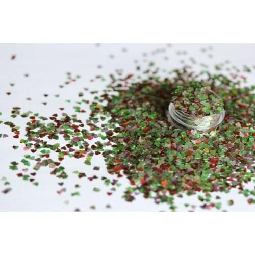 New Color Heart Shape Nail Sequins Flakes Glitter Paillette Manicure Nail Art Decoration Confetti Kawaii, Resin Glitter 10g/bag