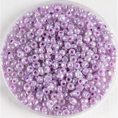 Wholesale 4mm 200pcs Purple Cream Beads Czech Glass Seed Beads Jewelry Making Bracelet Necklace Earrings Material DIY