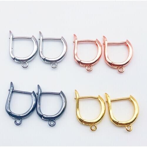 Peixin 4 color charm womens earrings making jewelry DIY handmade earrings hook clasp accessories wholesale jewelry findings