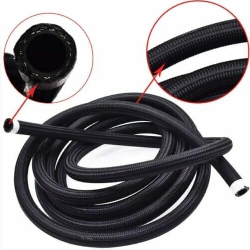 500PSI AN4 AN6 AN8 AN10 AN12 3M energy Racing Oil Hose Line Nylon-Stainless Steel Braide Fuel Pipe Oil Cooler Hose Oil Tubing