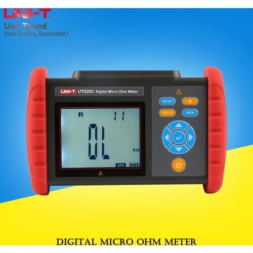 UNI-T UT620C High-precision portable Digital Micro Ohm Meter cable wire resistance/DC low resistance measuring instrument