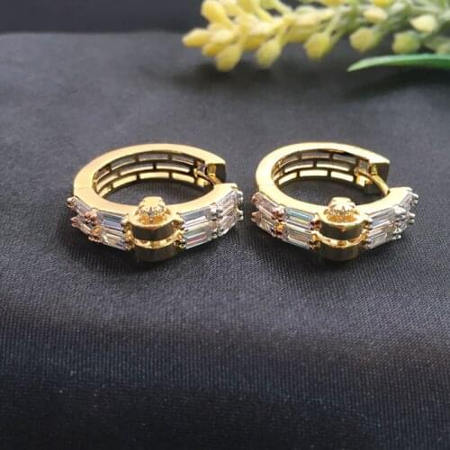 Vanifin Fashion Jewelry Exquisite Shiny Stylish distinctive Tower Micro Plated Party Earrings Anniversary Daily Best Gift