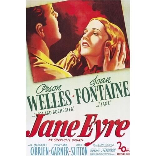 Jane Eyre - Vintage Movie Art print Silk poster Home Wall Decor