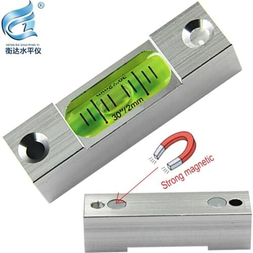 High-precision level with strong magnetic stripe level at the bottom level bubble level bead