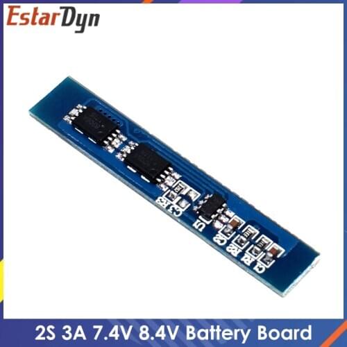 2S 3A Li-ion Lithium Battery 7.4v 8.4V 18650 Charger Protection Board Bms Pcm for li-ion lipo Battery cell pack