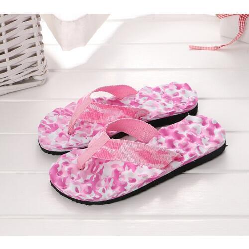 Women Camouflage Flip Flops Slippers Shoes Sandals Slipper Indoor & Outdoor Casual Men Non-Slip Beach Shoes Sapato Masculino