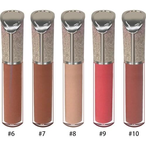 10Pieces Diamond Tube Glitter Clear Lip Gloss Private Label Lipgloss Wholesale Lip Makeup Cosmetic