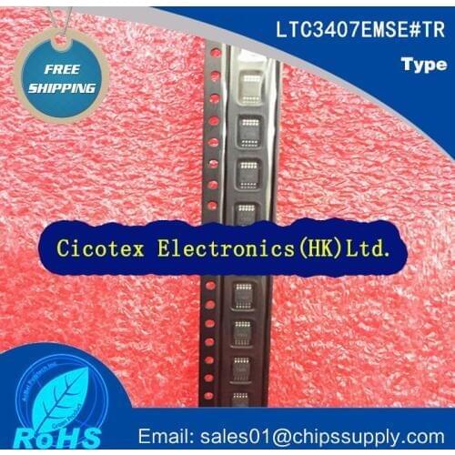 3pcs/lot LTC3407EMSE#TR 3407 MSOP10 IC REG BUCK BST ADJ 0.6A 10MSOP