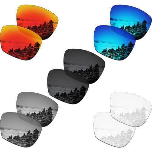 SmartVLT 5 Pairs Polarized Sunglasses Replacement Lenses for Oakley Hold On - 5 Colors