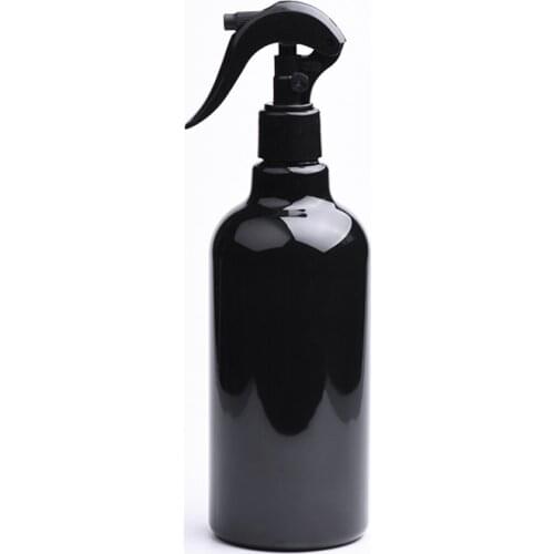 500ML X 12 Black Hairdressing Empty Spray Bottle Salon Barber Hair Tools Plants Watering PET Bottle Cosmetic Container Bottles