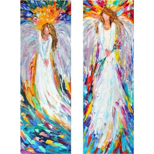 5D DIY Angel Diamond Painting Cross Stitch Full Square Drill Beautiful Girl Rhinestone Diamond Mosaic Embroidery Home Decor