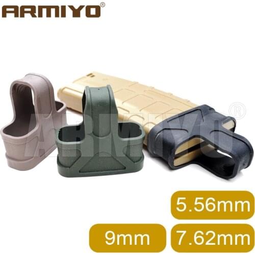 Armiyo 5.56mm 7.62mm 9mm Fast Loops Sleeve Magazine Rubber Holder m4 m14 m16 mp5 Hunting Holster Accessories