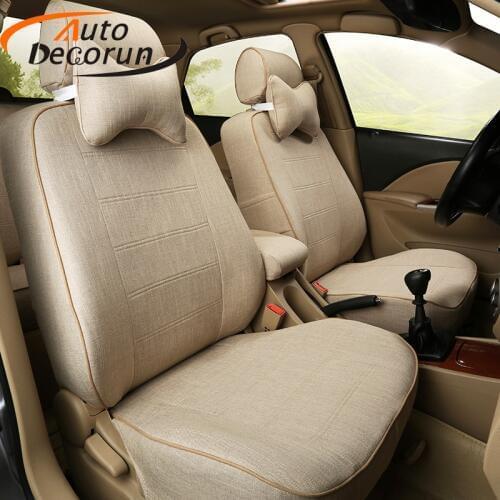 AutoDecorun Luxury Seat Cover for BMW 5 f10 e39 Series Accessories Seat Covers Set for Cars Cushion Back Support Cover Protector
