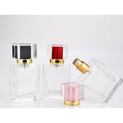 Dhl Free 50ml Metal Sprayer Pump Bottle Glass Refillable Perfume Bottle Empty Packaging Caseglass Perfume Bottles With Spray