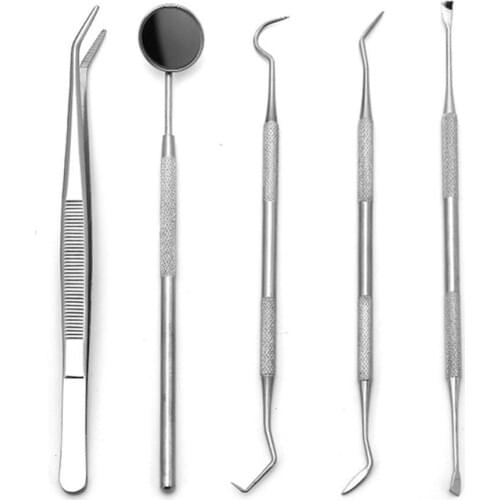 Double-ended Design Tooth Scaler Dentistry Instrument Dental Examine Teeth Cleaning Tool Steel Tooth Care Tool