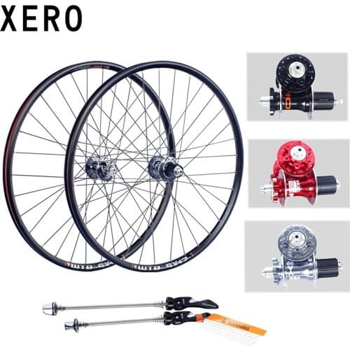 XERO Mountain bike wheelset 26 inch WTB rim Aluminum Disc brake 4 bearing 7-10speed 32H 100X135MM aluminum alloy bicycle Wheels