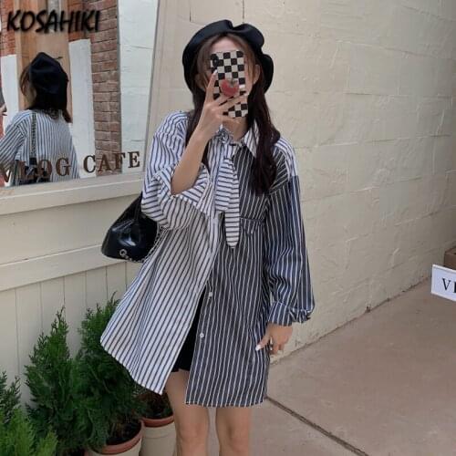 KOSAHIKI Women's Striped Shirts