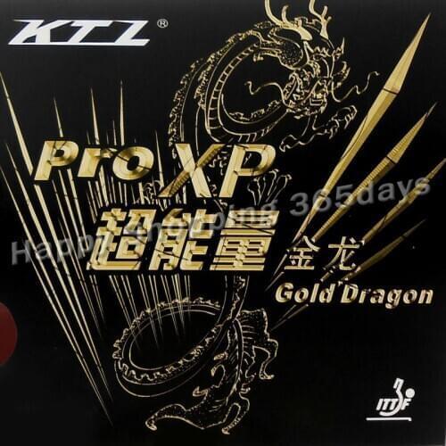 KTL Pro XP Gold Dragon pips-in table tennis / pingpong rubber with sponge