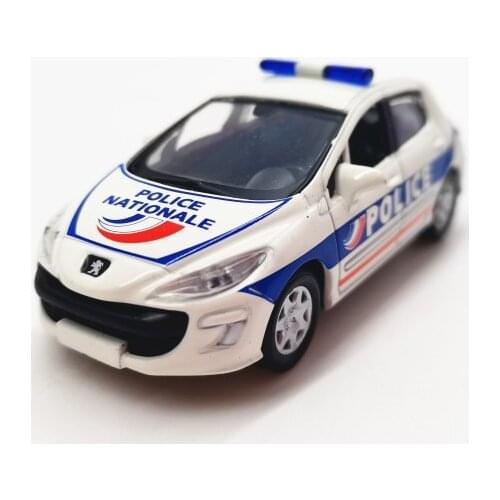 NOR EV 1:43 PEUGEOT 308 WHITE Alloy model car Metal diecast toys for childen kids hottoys gift