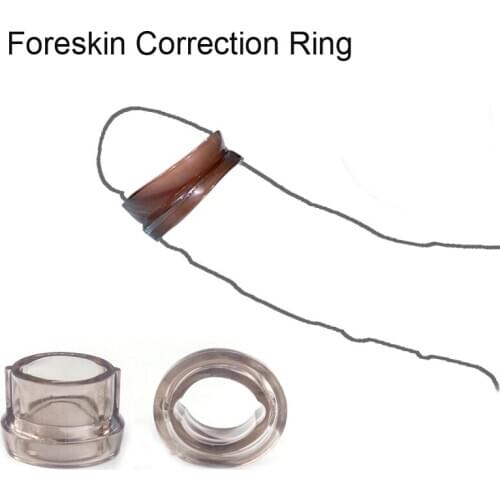 Glans Foreskin Resistance Complex Ring Penis Ring Foreskin Correction Delayed Ejaculation Cock Ring Adult Sex Products for Men
