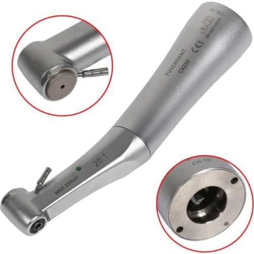 Dental 20:1 Implant Surgery Contra Angle Handpiece CX235C6-19 Max 55N.cm Air Turbine COXO YUSENDENT Original