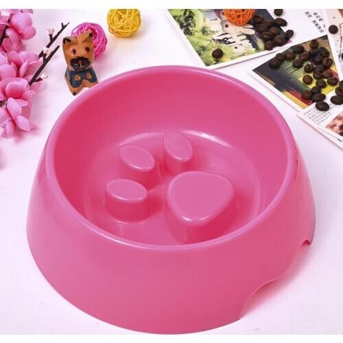 2020 Portable Pet Dog Feeding Food Bowls Puppy Slow Down Eating Feeder Dish Bowel Prevent Obesity Dogs Supplies Dropshipping